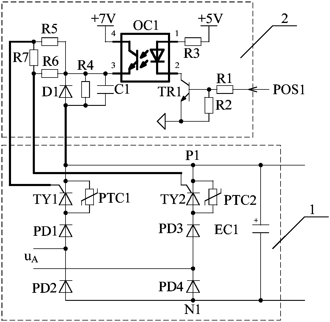 cn105515410b_带隔离驱动和软上电的整流电路有效