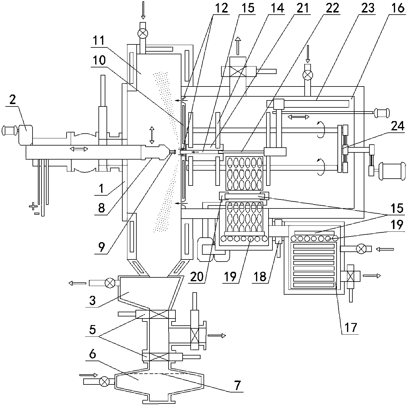 cn106115705b_一种难熔碳化钨wc w2c球形粉末的制备方法有效