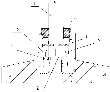 cn106368234b_一种新型杯口基础箱形钢柱安装施工工艺有效