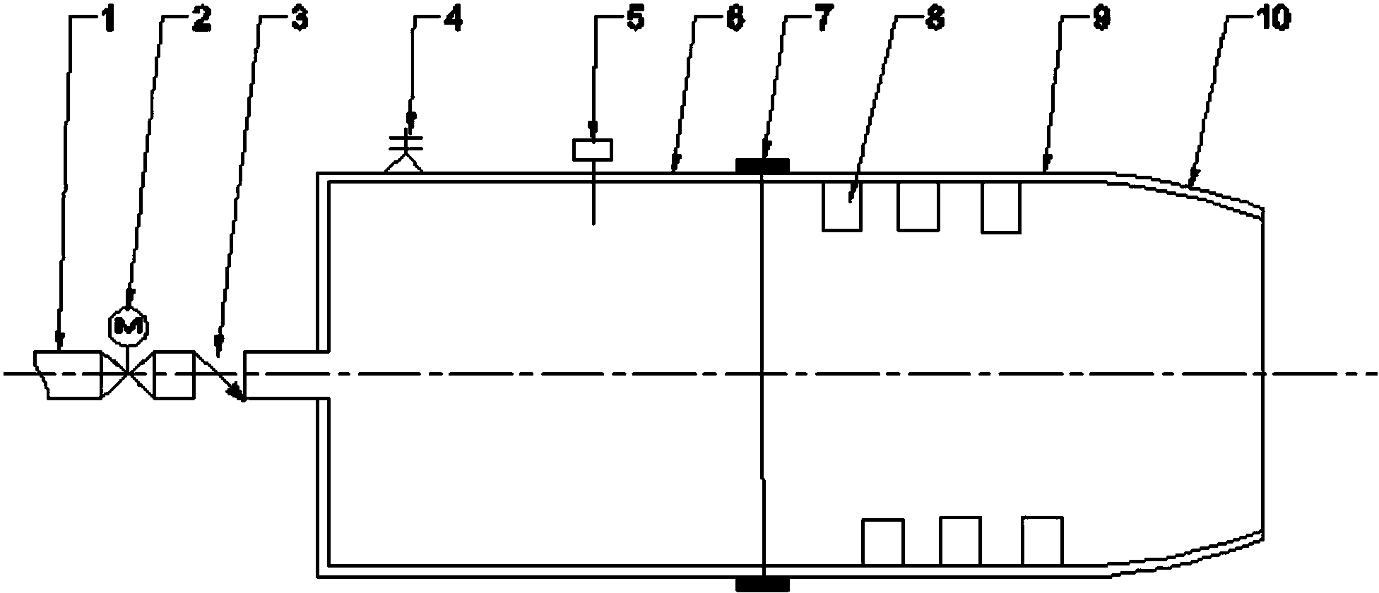 一种压缩空气激波吹灰器