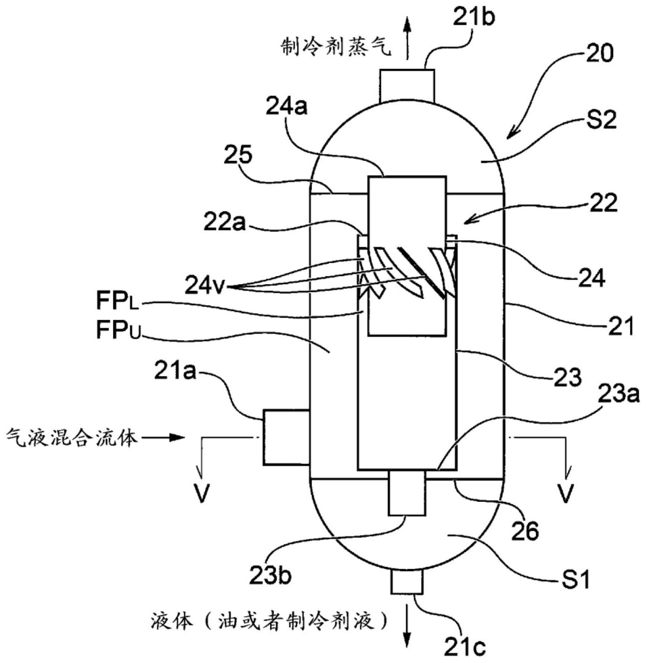 cn107655242b_压缩式制冷机的气液分离器