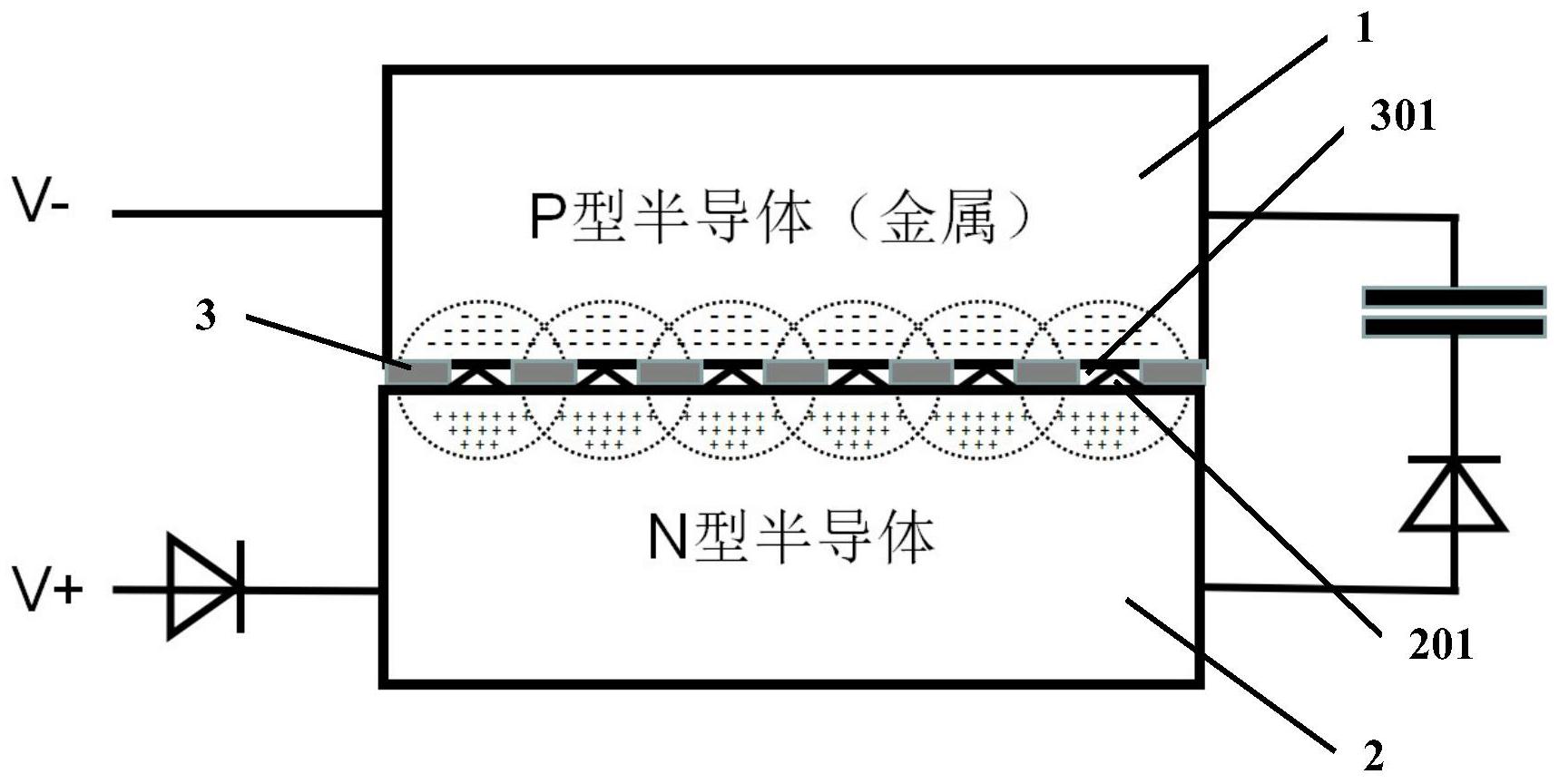 一种接触分离式半导体摩擦发电机