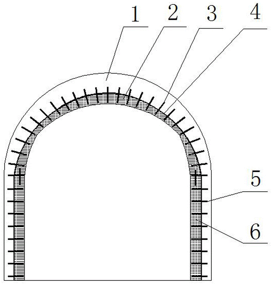 cn110159312b_一种直墙圆拱形隧道衬砌的修复方法有效