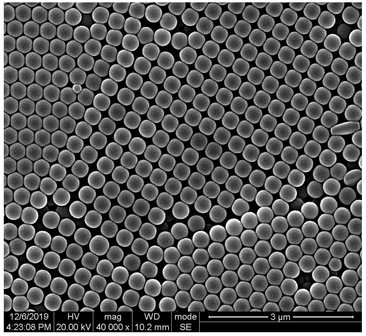 一种用于锂硫电池正极的空心微球材料的制备方法