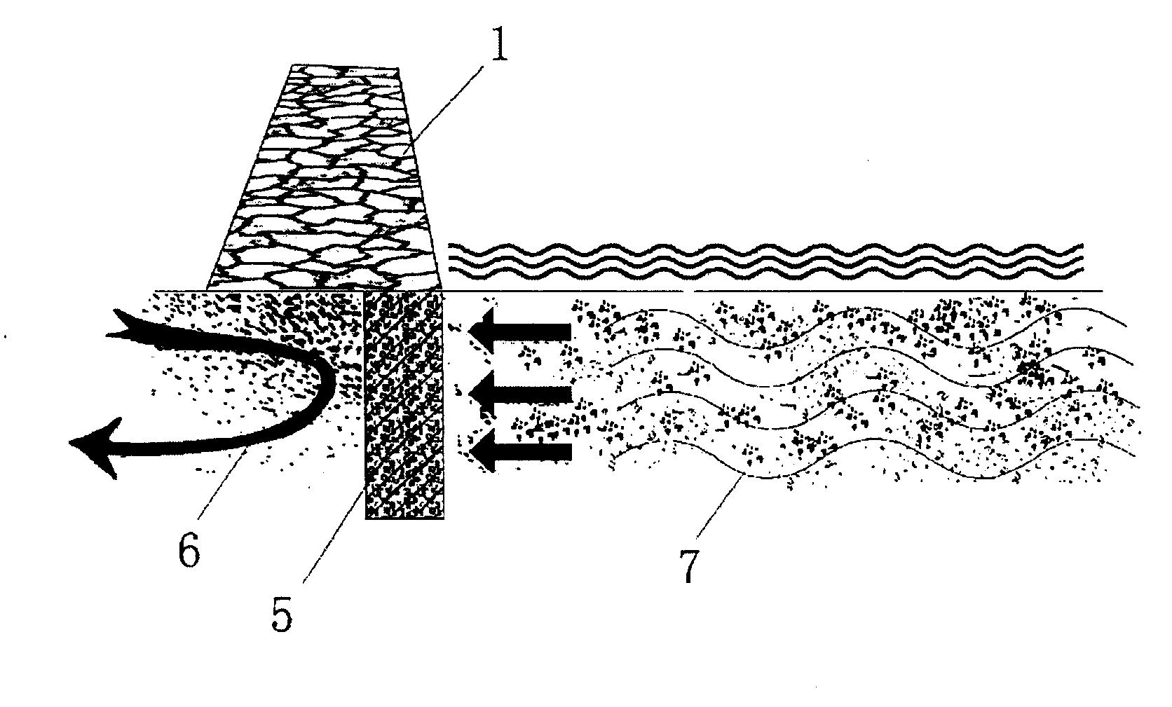 cn100410449c_河,库地下水流域拦截方法失效