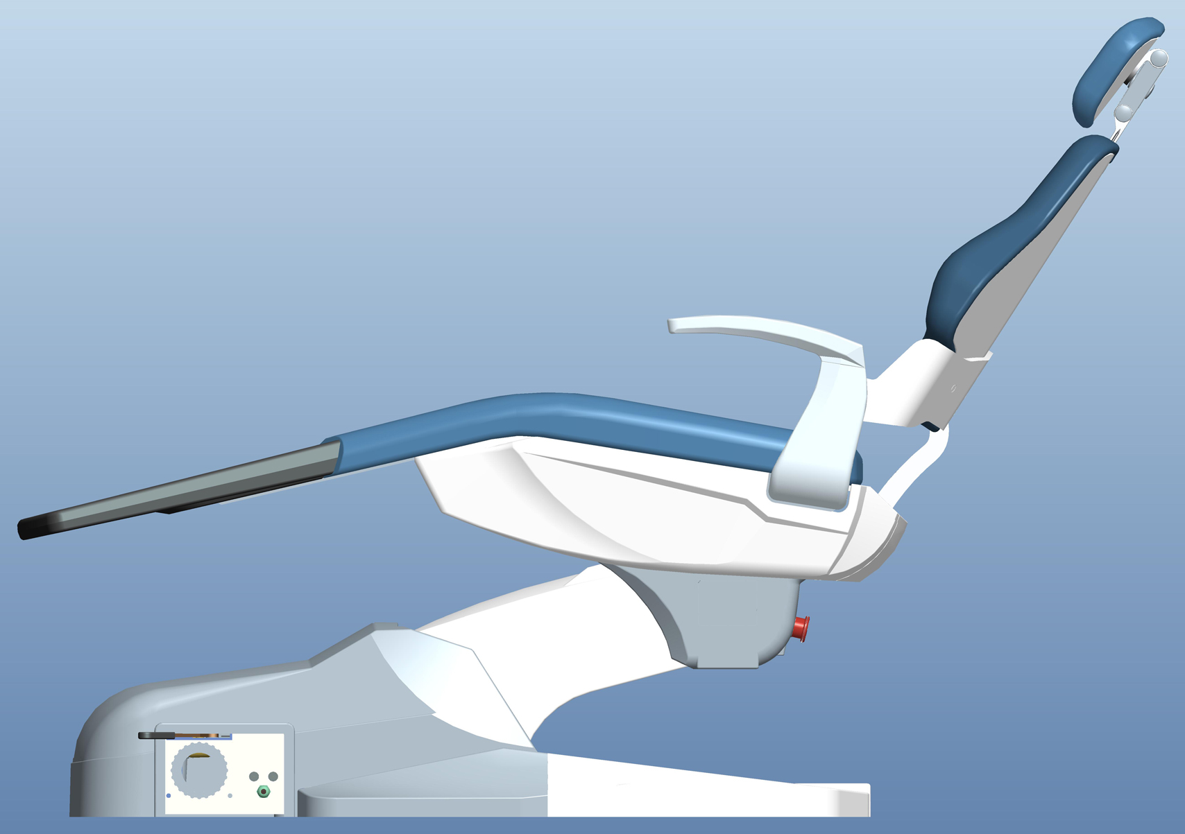 本外观设计产品的名称:牙科椅(za208a).2.