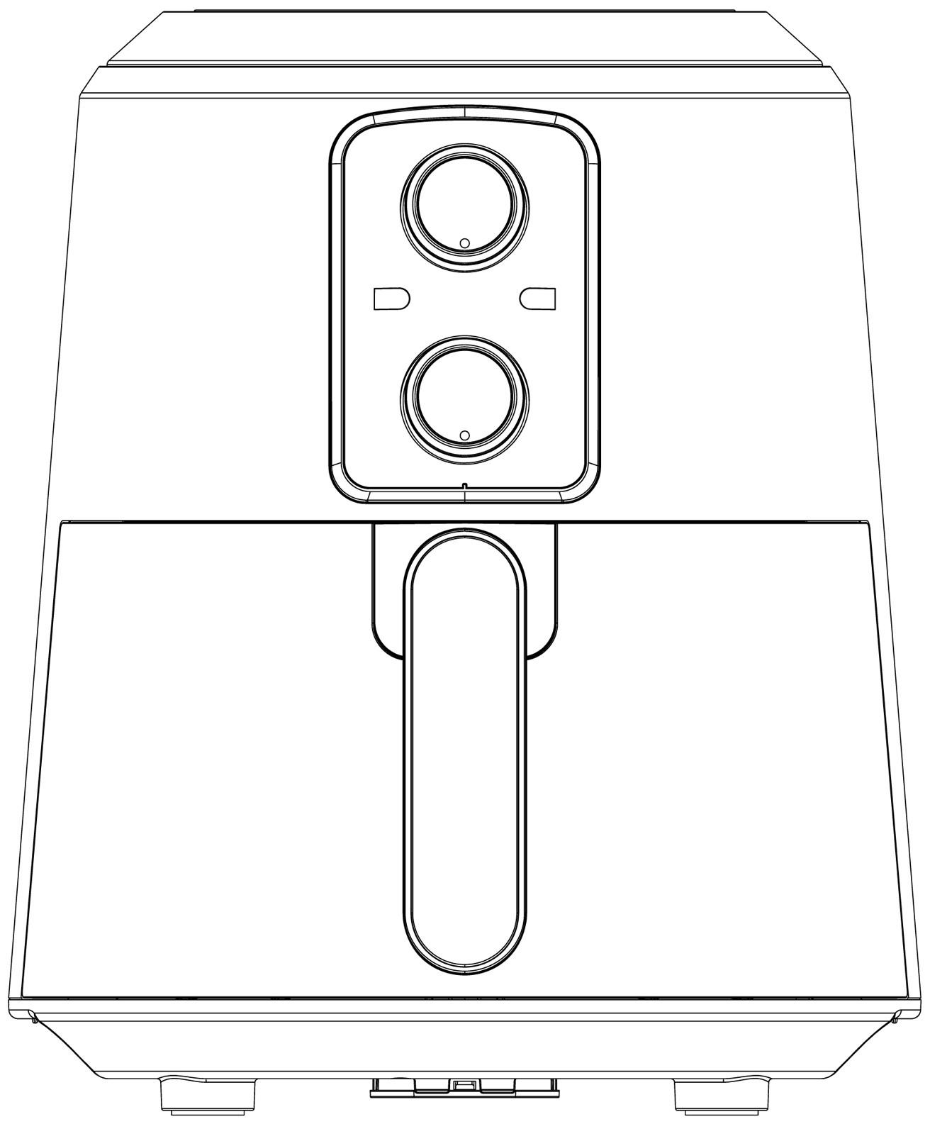 数码管式空气炸锅32828dc