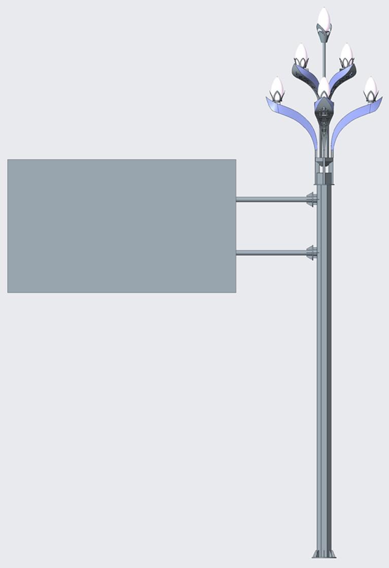 路灯(玉兰智慧系列-带标识牌)专利_专利申请于2019-12