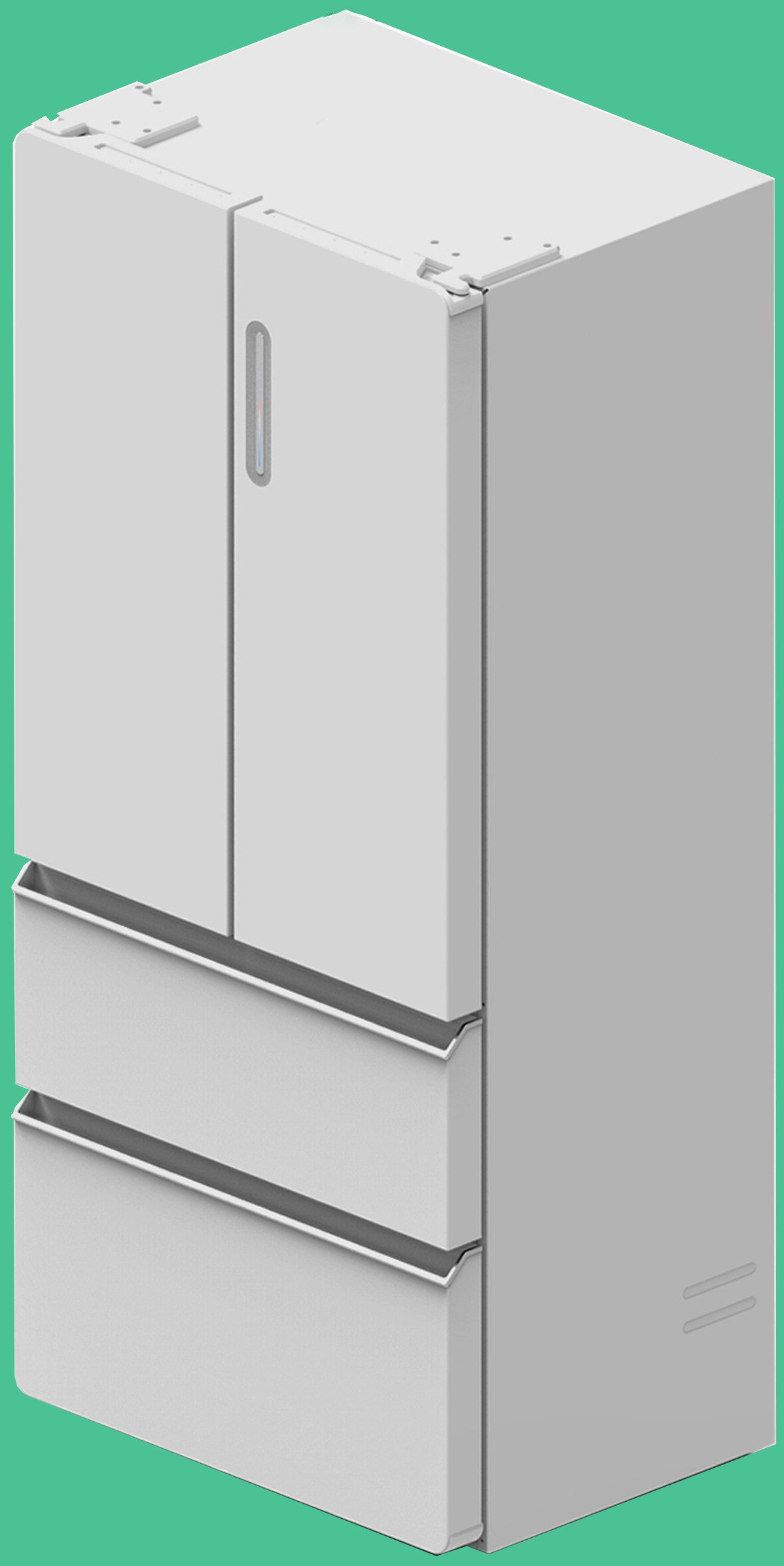 本外观设计产品的名称:冰箱.2.