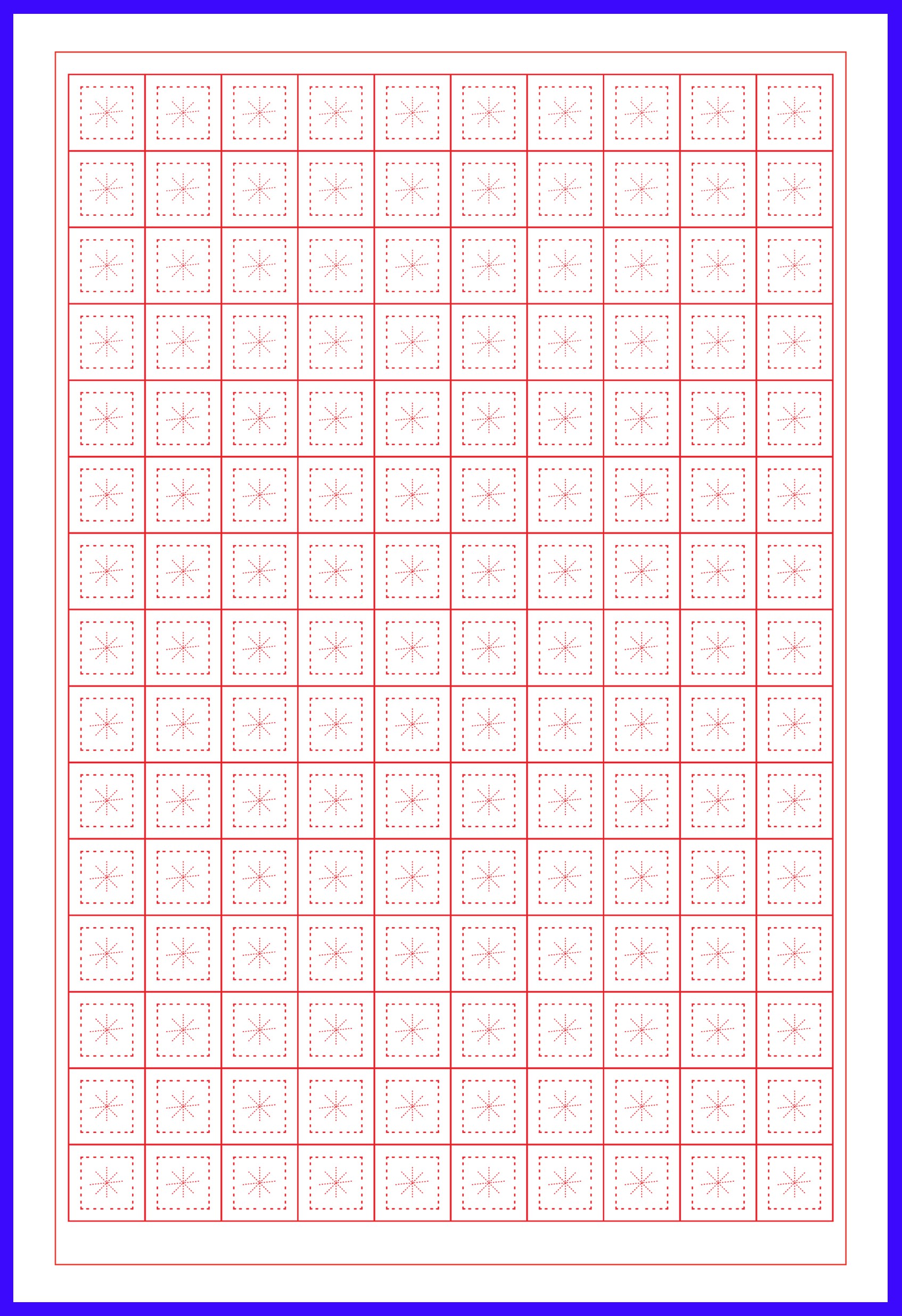 练字格纸米方格