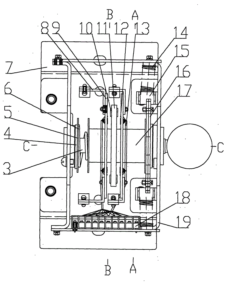 cn201444466u_磁簧开关主令控制器失效