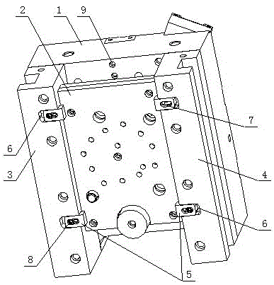 一种模具顶针推板的安装结构