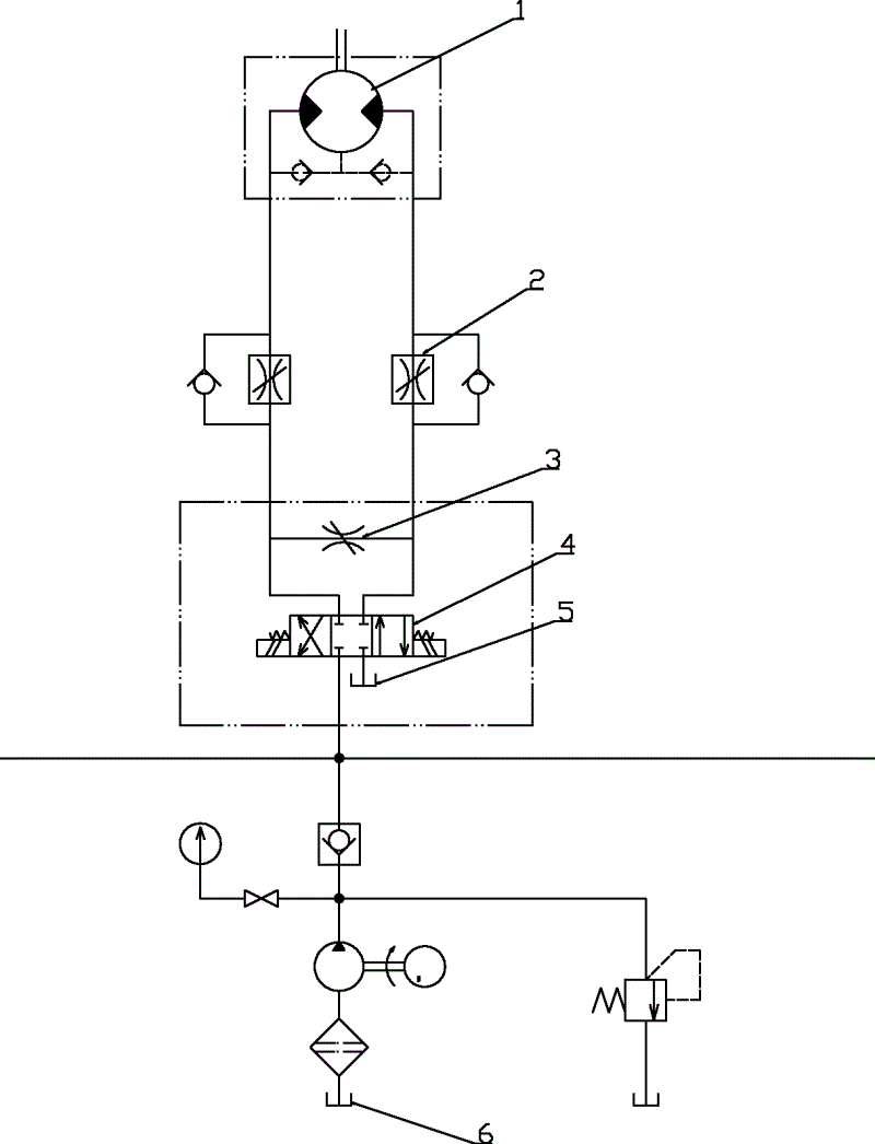 红外线桥式切割机液压站