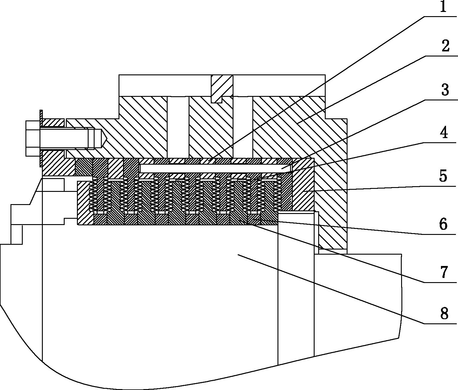 cn202417617u_汽轮机径向迷宫汽封失效