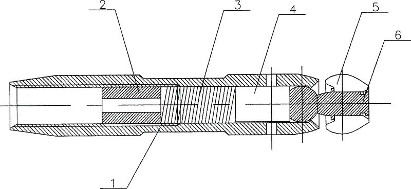 cn202438581u_硬质合金头万向芯轴失效