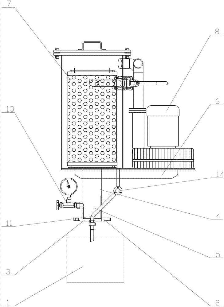 顶装式油雾分离器