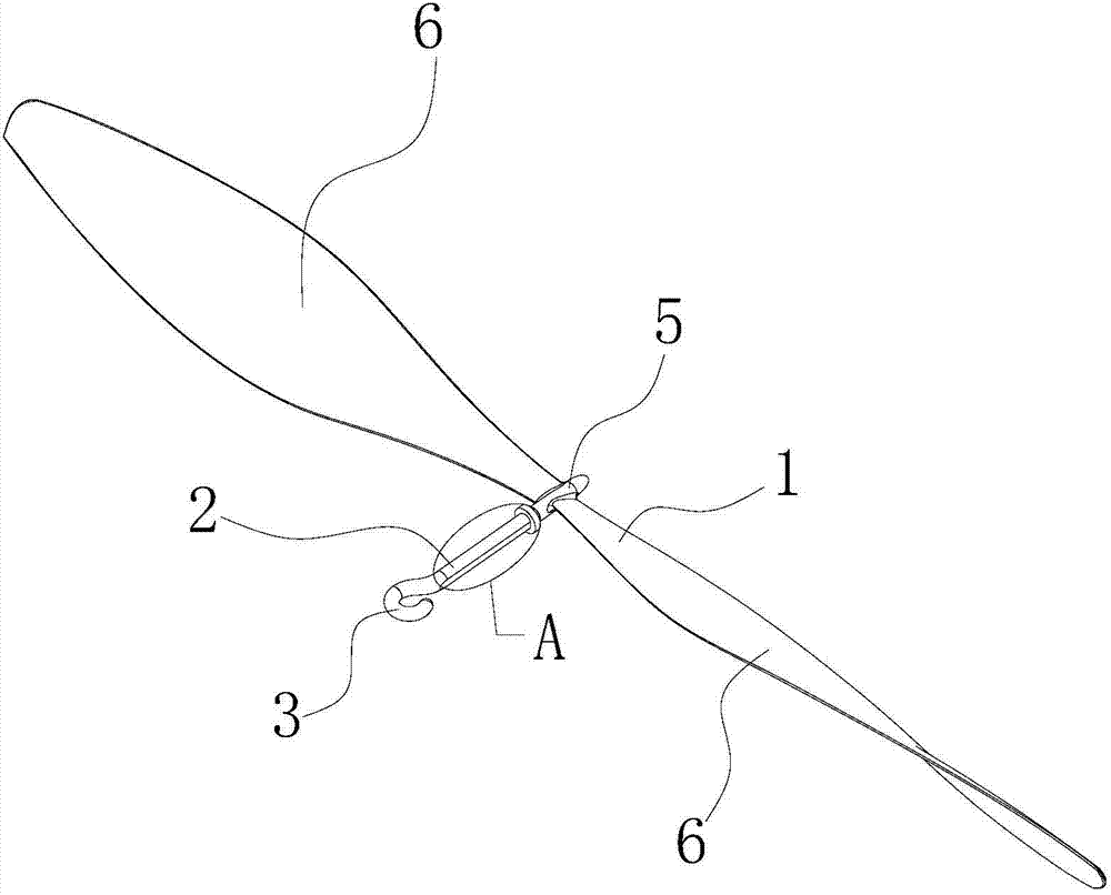 飞机模型的螺旋桨结构