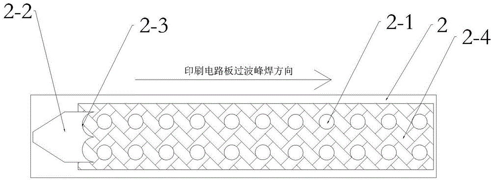 电路板,包括元件的引脚焊盘及设置在波峰焊接过板方向末端的偷锡焊盘