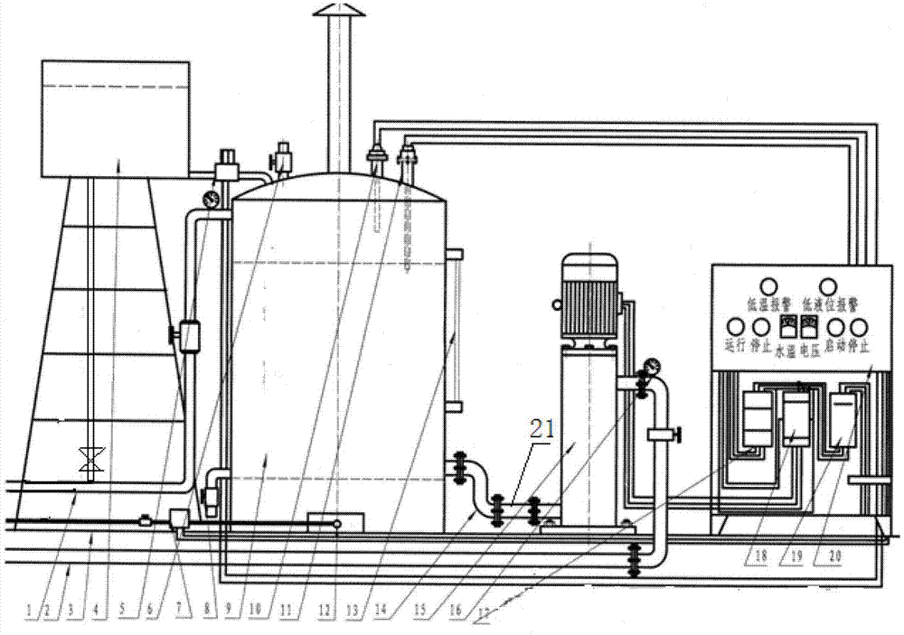 cn204457630u_抽油机井循环掺水清蜡装置有效