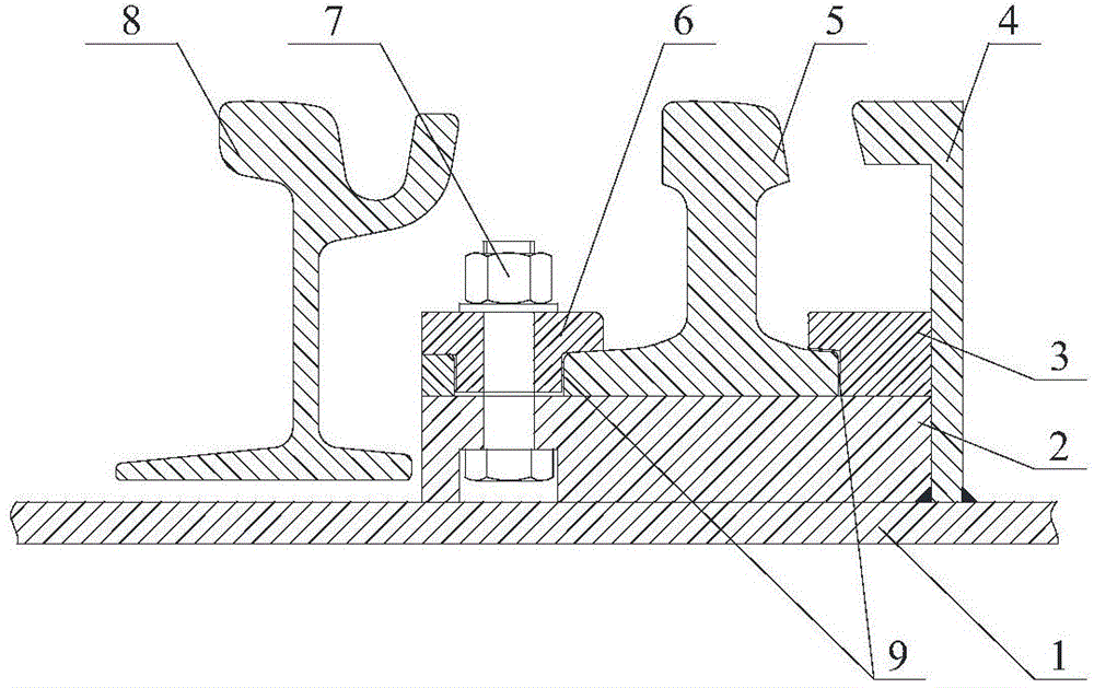 cn204738187u_一种用于现代有轨电车道岔的简化尖轨跟端结构有效