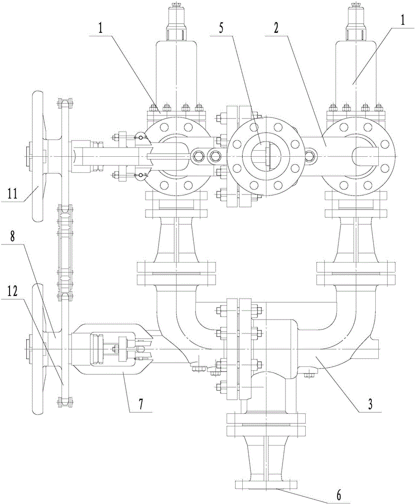 cn204942608u_双联切换安全阀装置有效