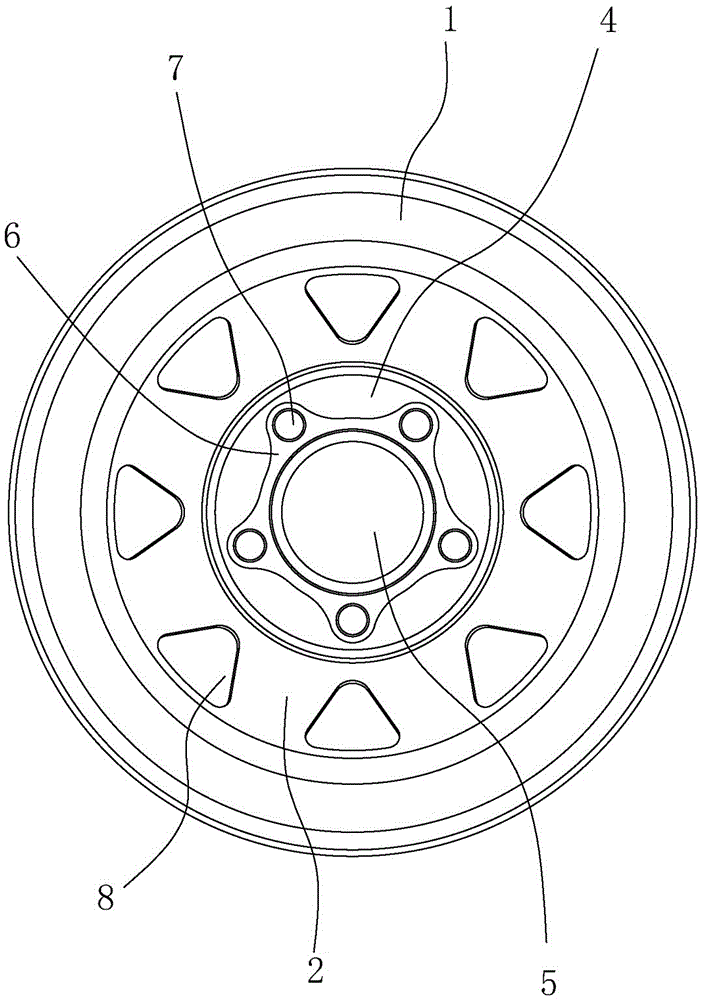 一种用于牵引车的轮毂