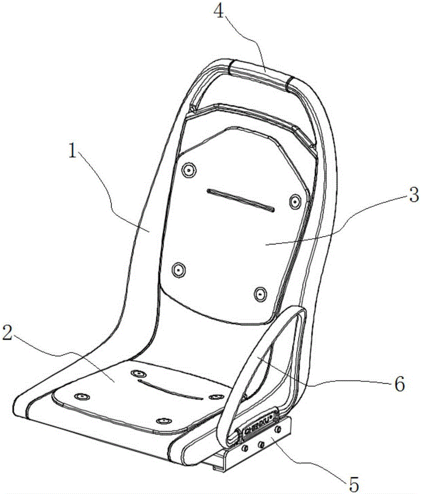 一种整体式汽车座椅