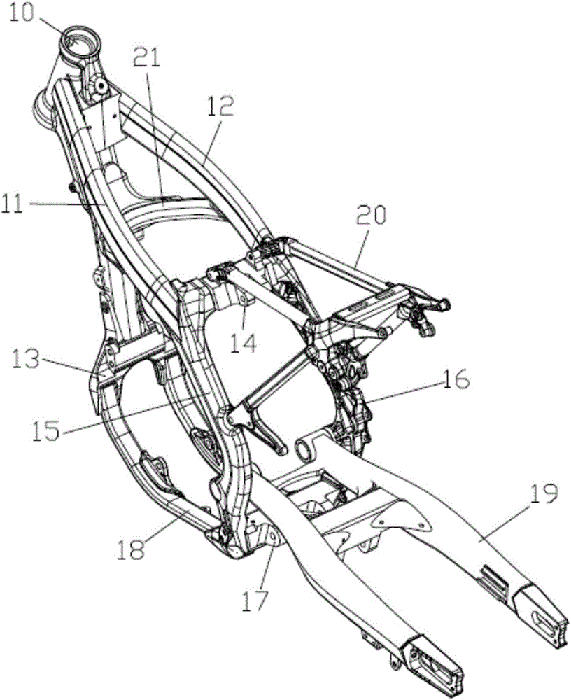 一种摩托车车架