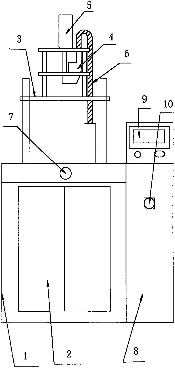 cn206048665u_顶式一体注塑机失效