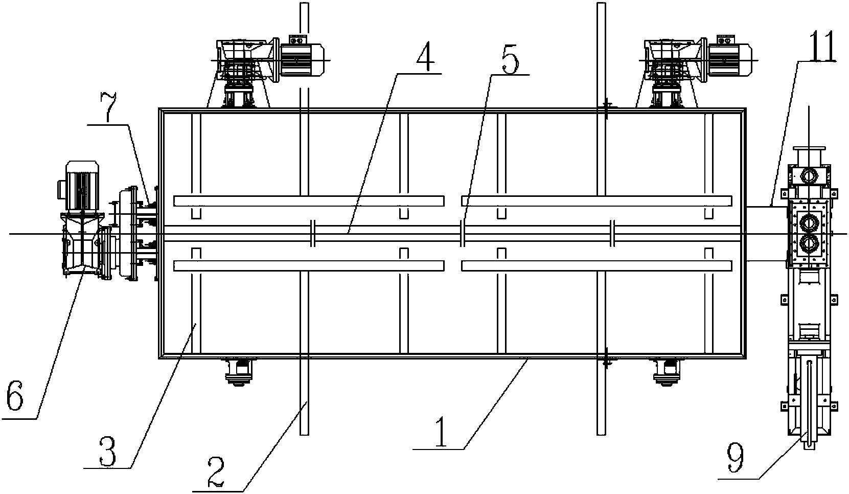 cn206297952u_一种带导杆的自动滑架污泥料仓系统有效