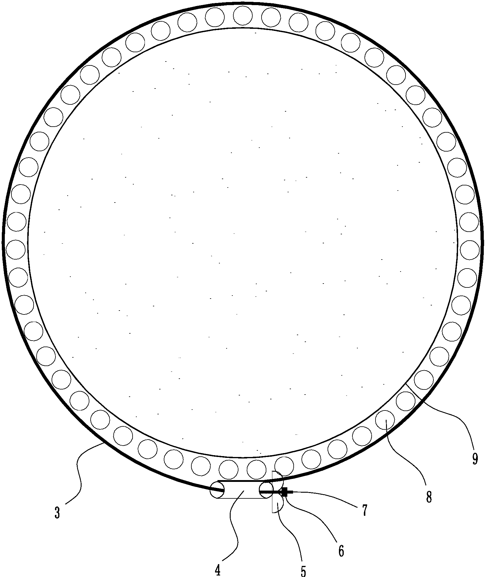 cn206309020u_圆形模板加固装置有效