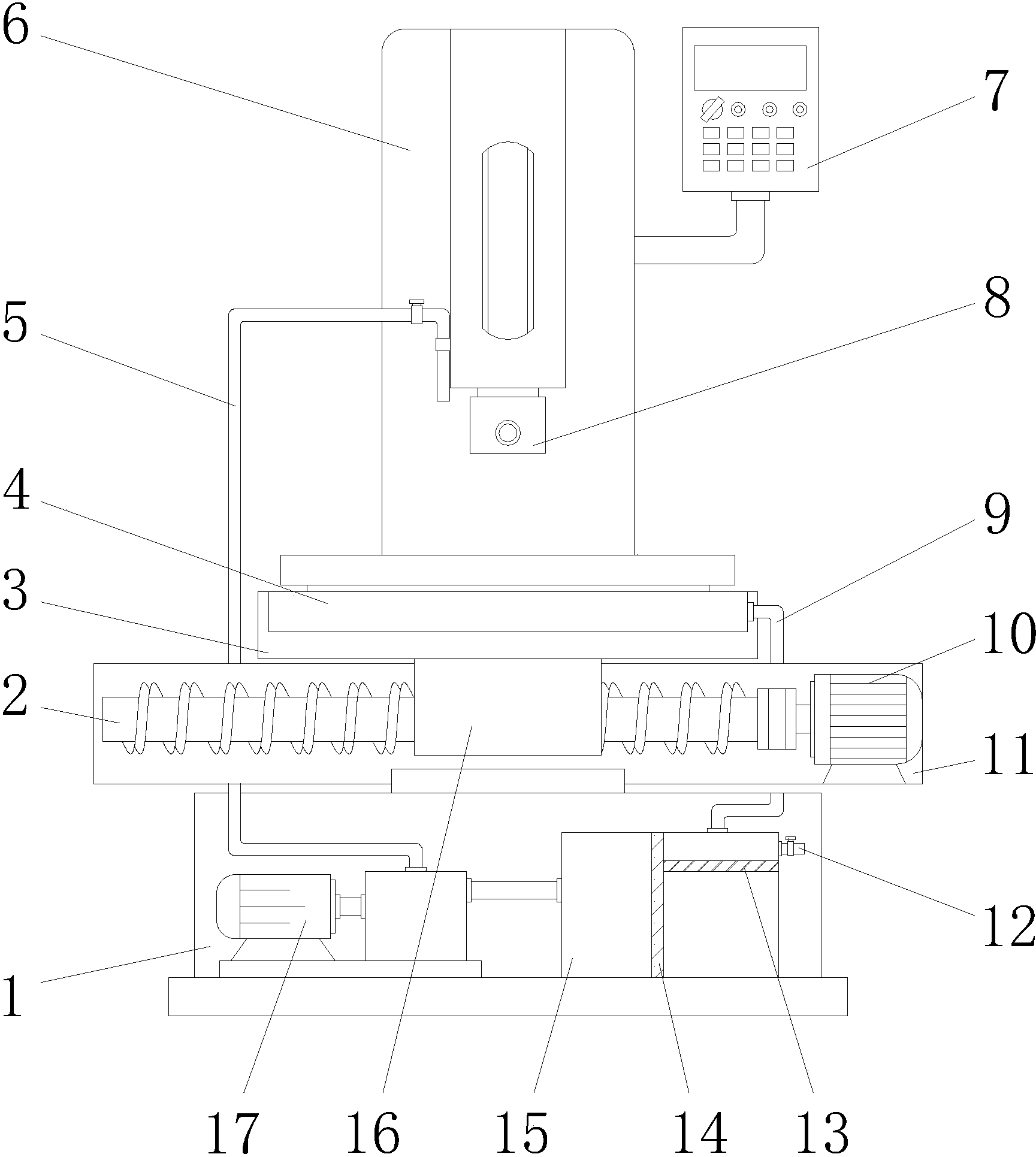 cn206747678u_一种新型机械加工用插床失效