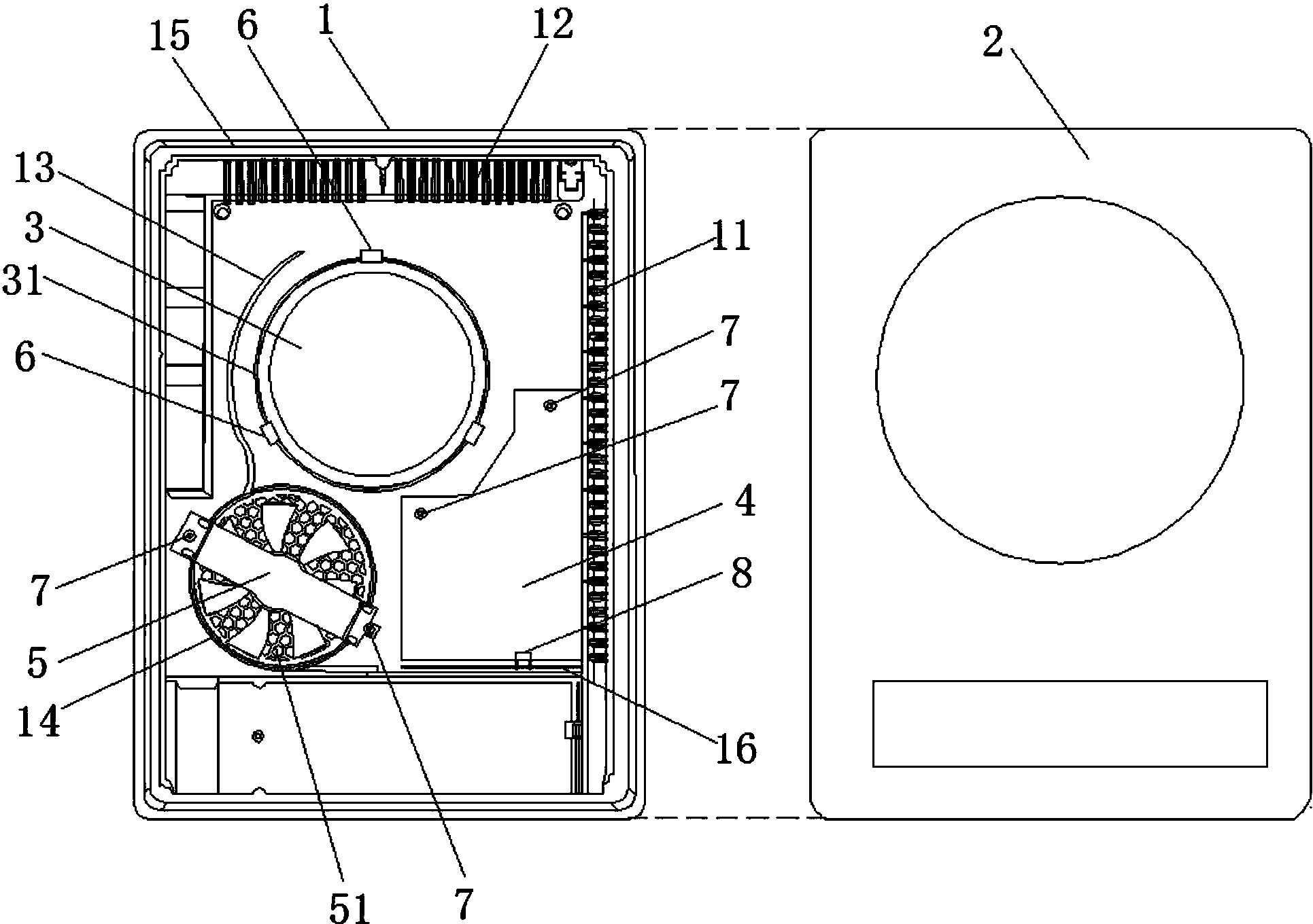 cn206861621u_一种组装方便的电磁炉有效