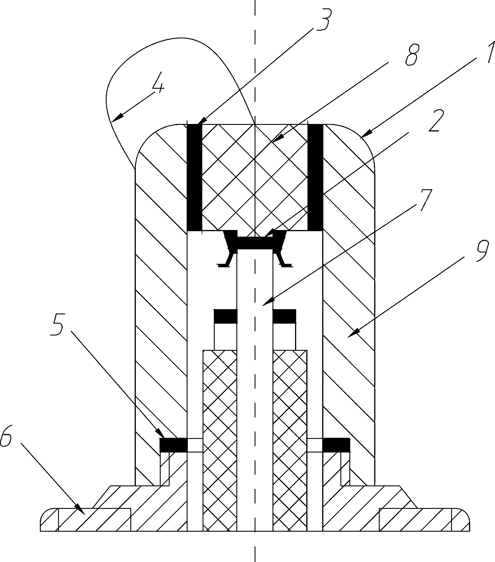 cn206893418u_一种可测量接地电流的变压器套管末屏接地装置有效