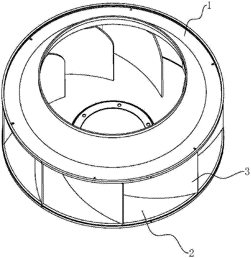 cn206943084u_一种离心风机叶轮有效