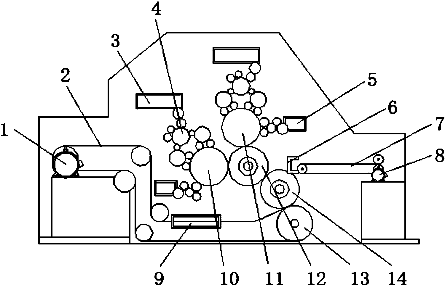 cn206983470u_一种平板印刷机的滚筒装置有效