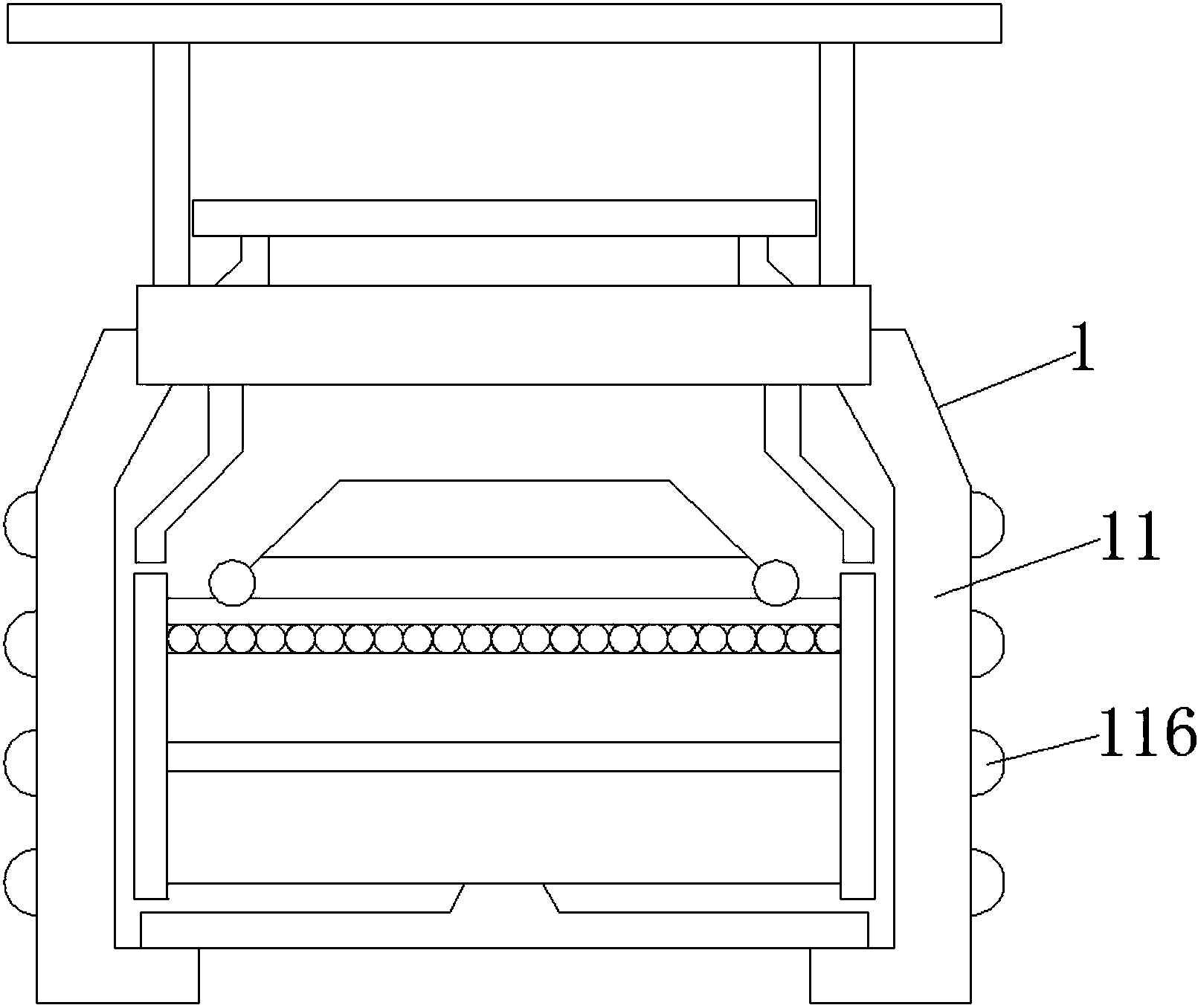 cn207121687u_一种用于圆盘针织机的绝缘散热防尘板组件有效