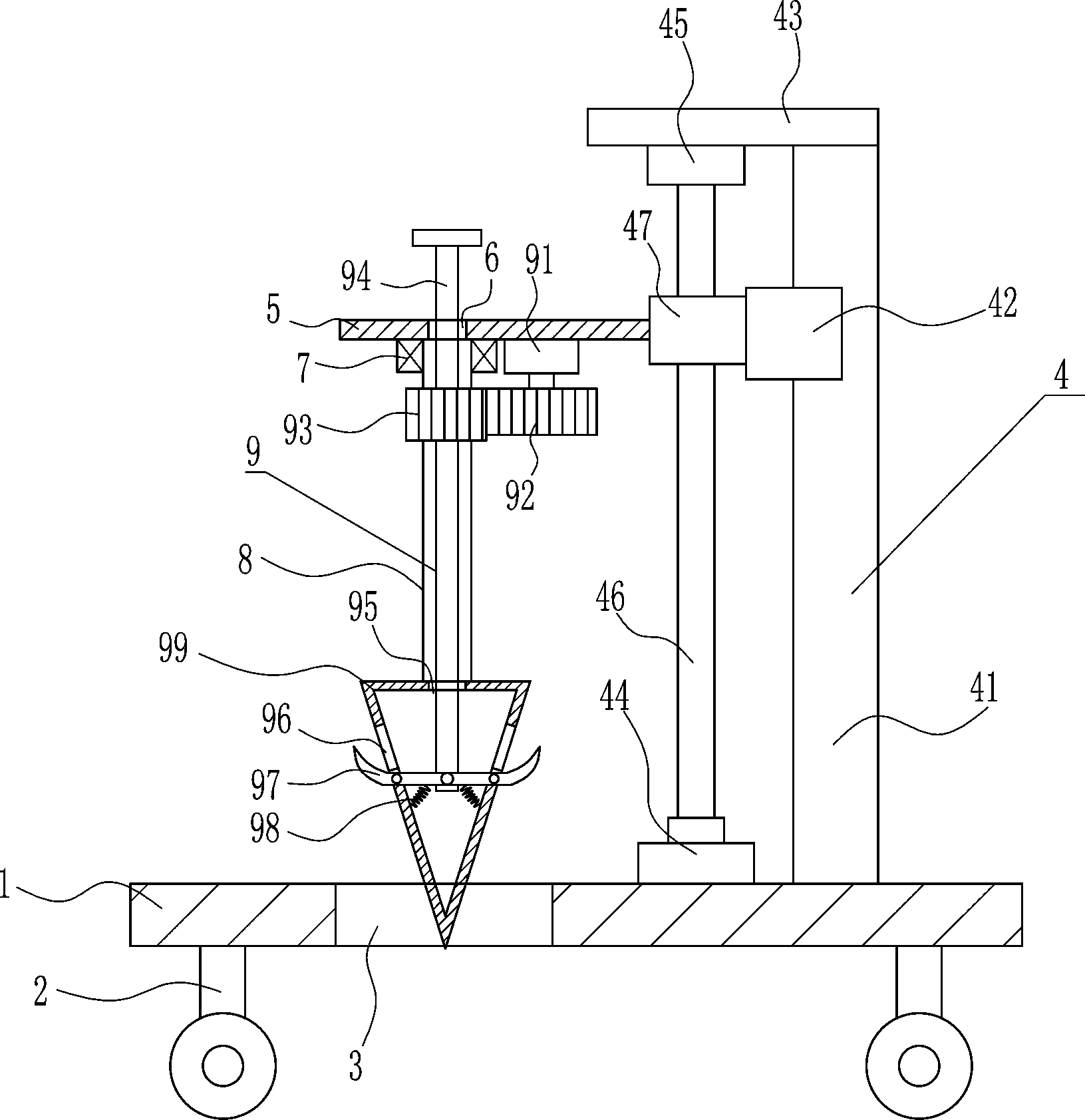 cn207197844u_一种工程勘探用土壤快速取样装置有效