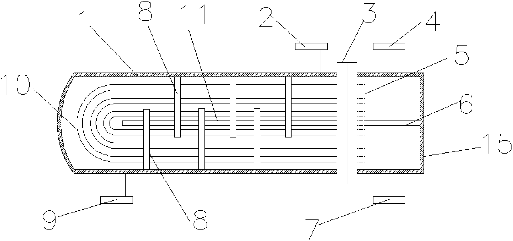 cn207280246u_一种u型管式热交换器失效