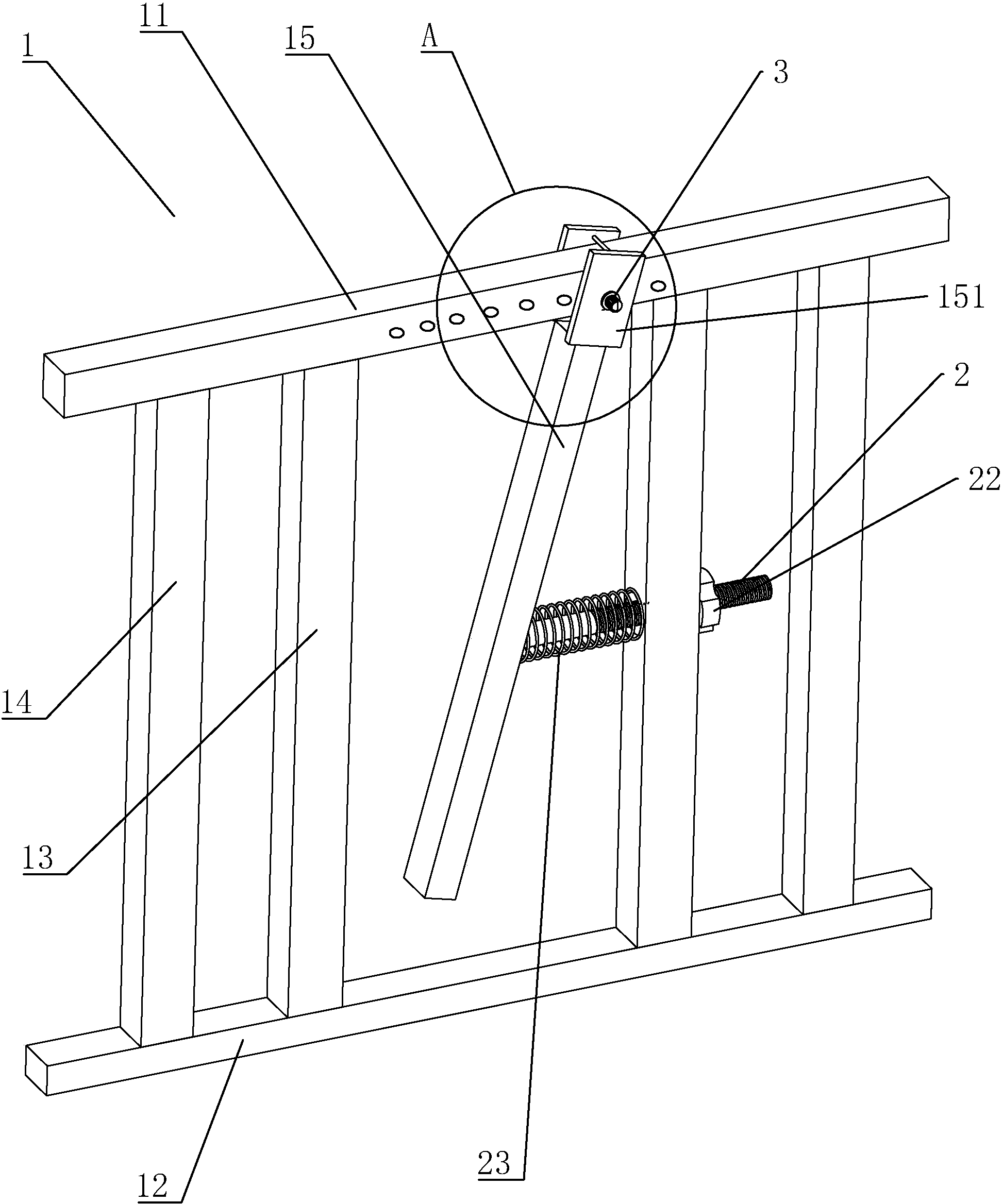 cn207369858u_一种可伸缩调节式牛颈夹有效