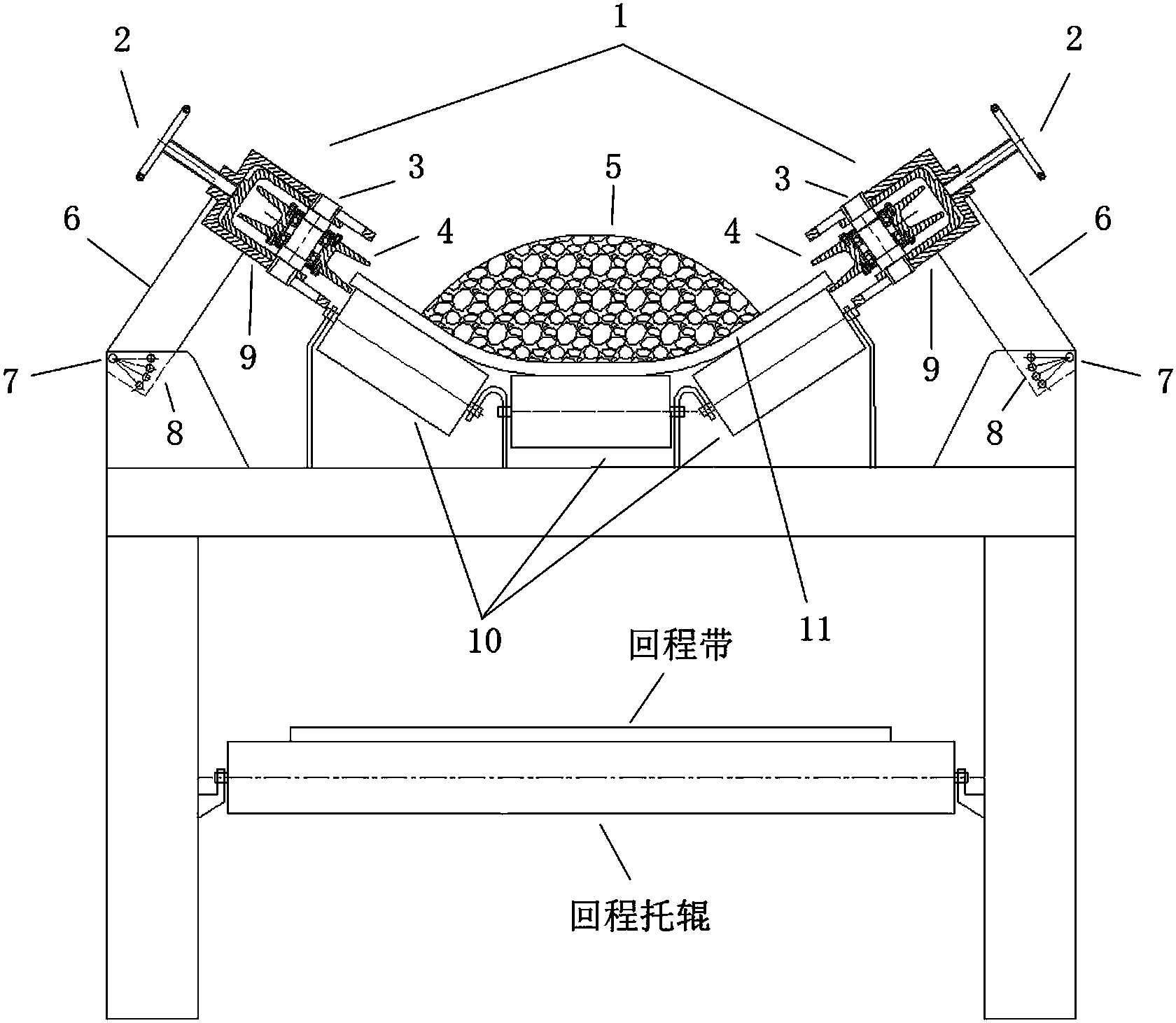 cn207390226u_一种输送带强制纠偏装置有效