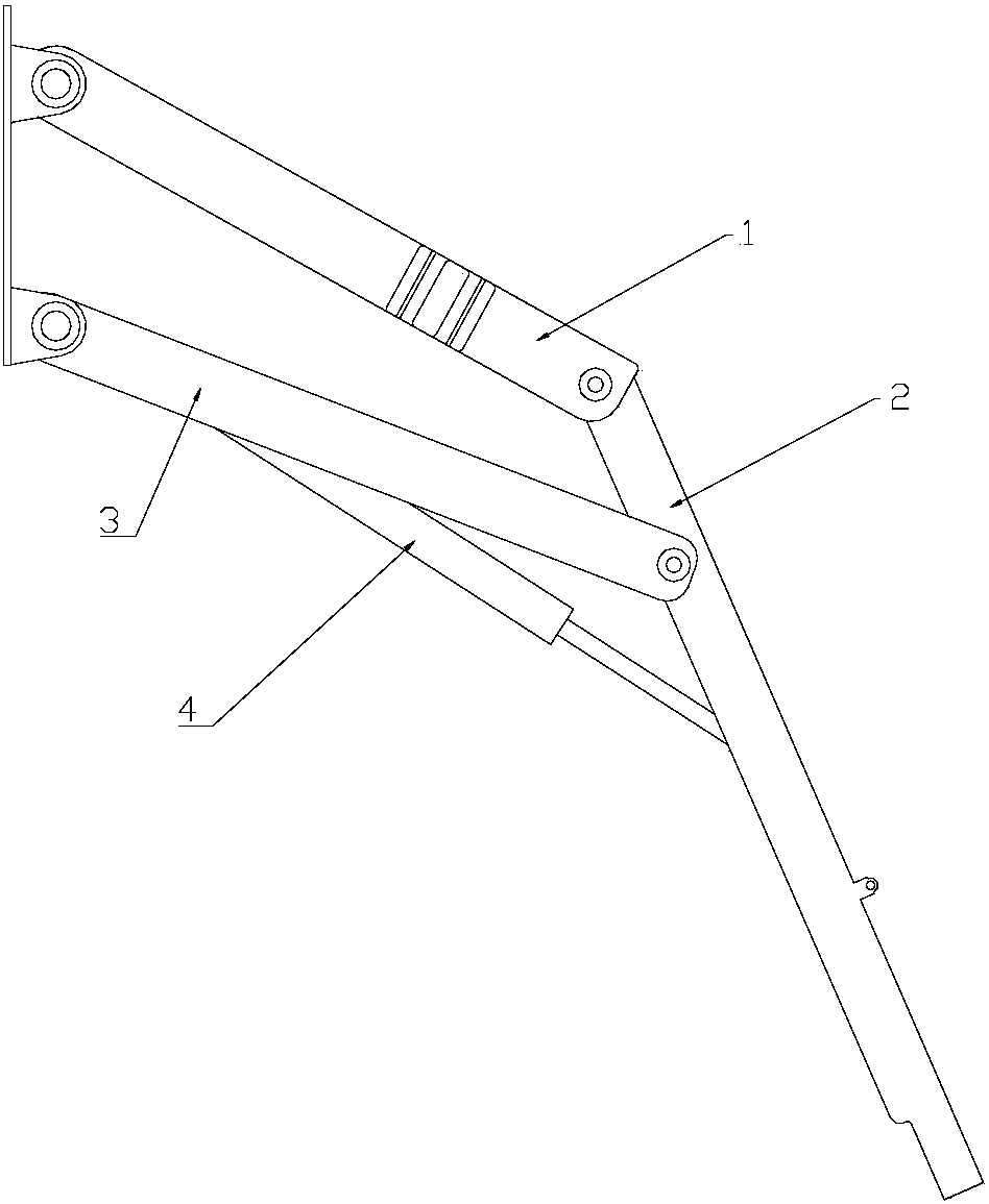 cn207406622u_一种嵌套式三连杆悬臂机构有效