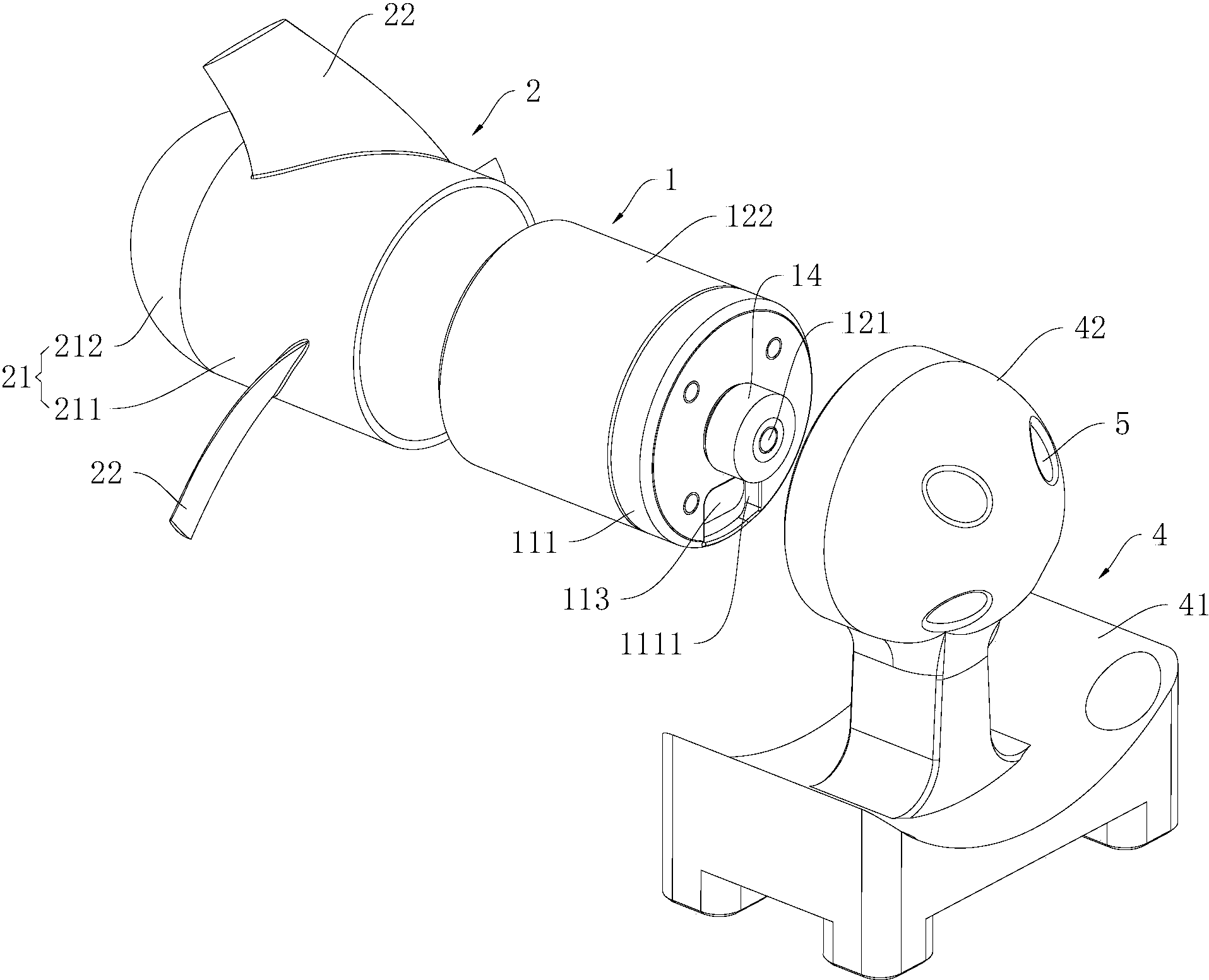 cn207442654u_无刷电机,水下推进器及水下机器人有效