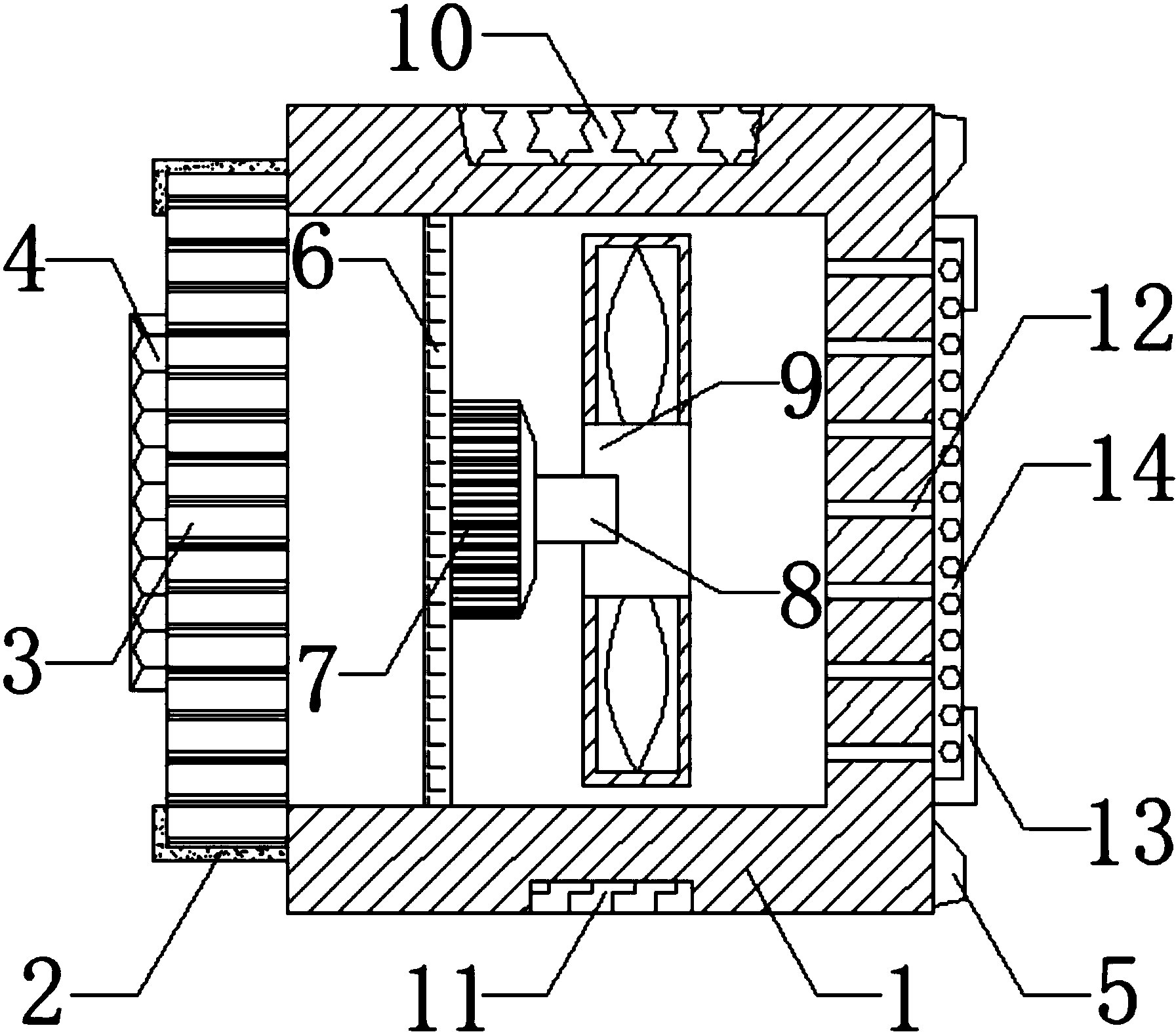 cn207513897u_一种计算机散热风扇结构有效