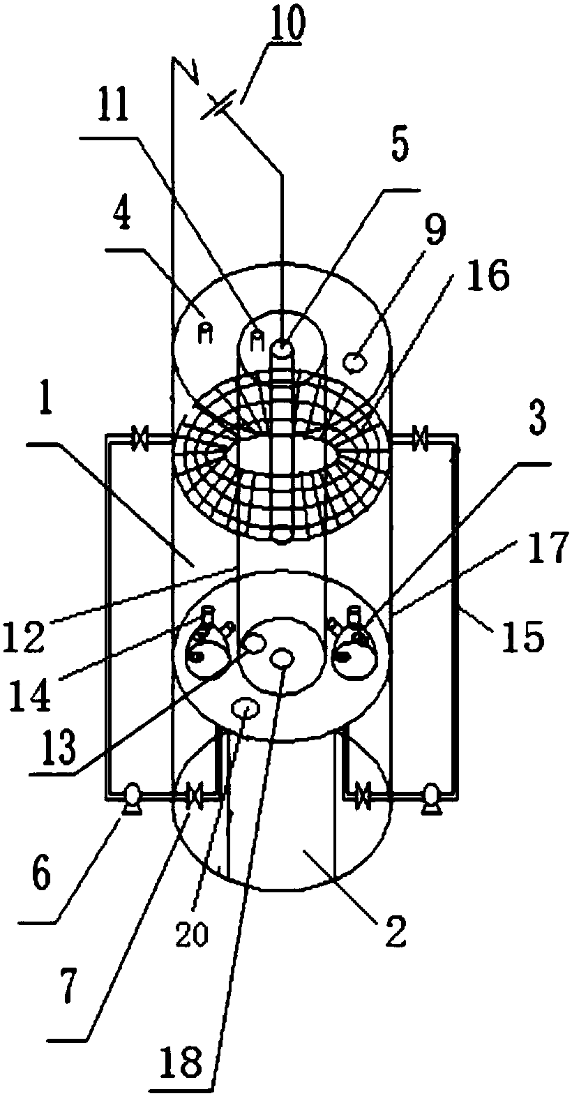 cn207596570u_三维电极耦合微生物电解池处理氨氮废水