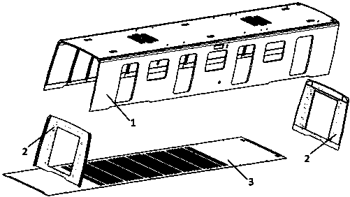 cn207631245u_低成本工艺成型的碳纤维复合材料地铁车体有效