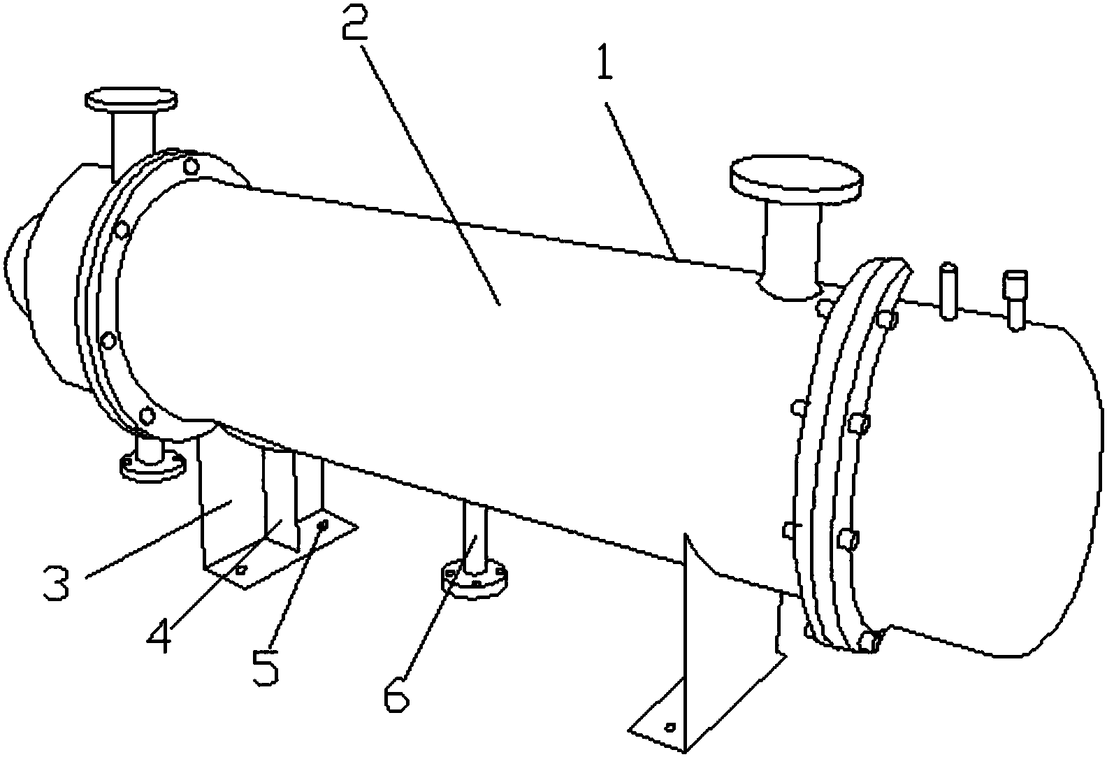 cn207635914u_一种设有多孔管板的化工换热器有效