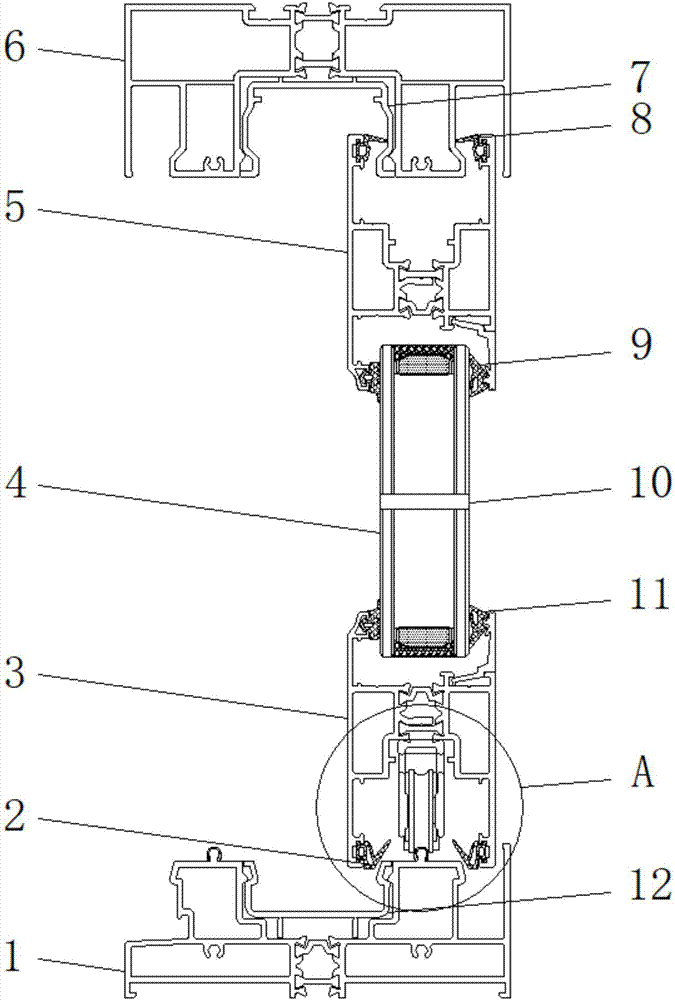 cn207660467u_一种提升式推拉胶条密封门有效