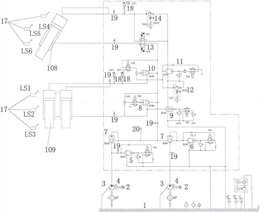 cn207660936u_带阶梯压缩式推料装置的箱式剪切机的液压系统有效