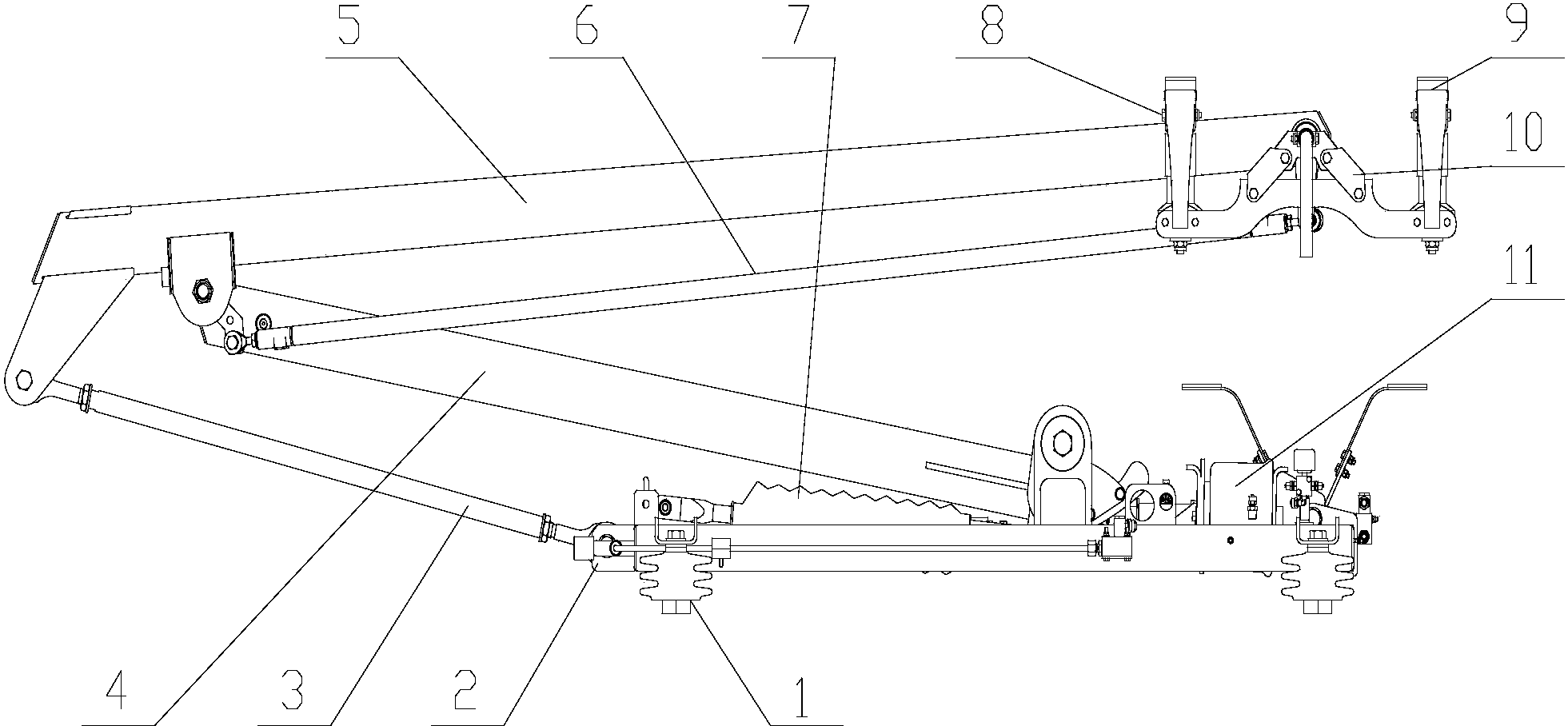 cn207737126u_电力机车及其受电弓有效